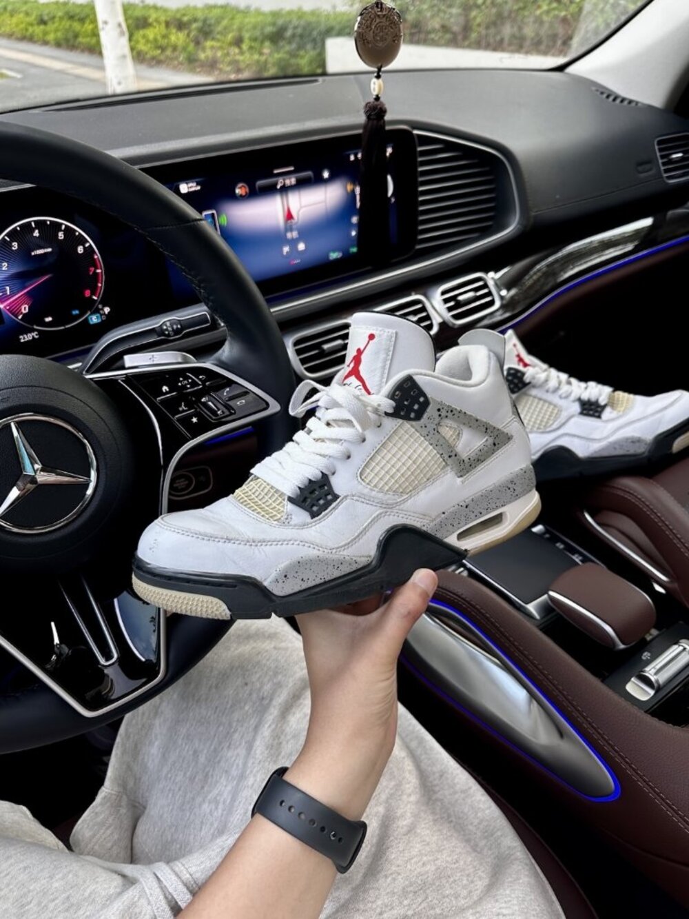 BRAND NEW Air Jordan 4 Retro OG "White Cement" 2025 FV5029-100 Nike Air Heel OG